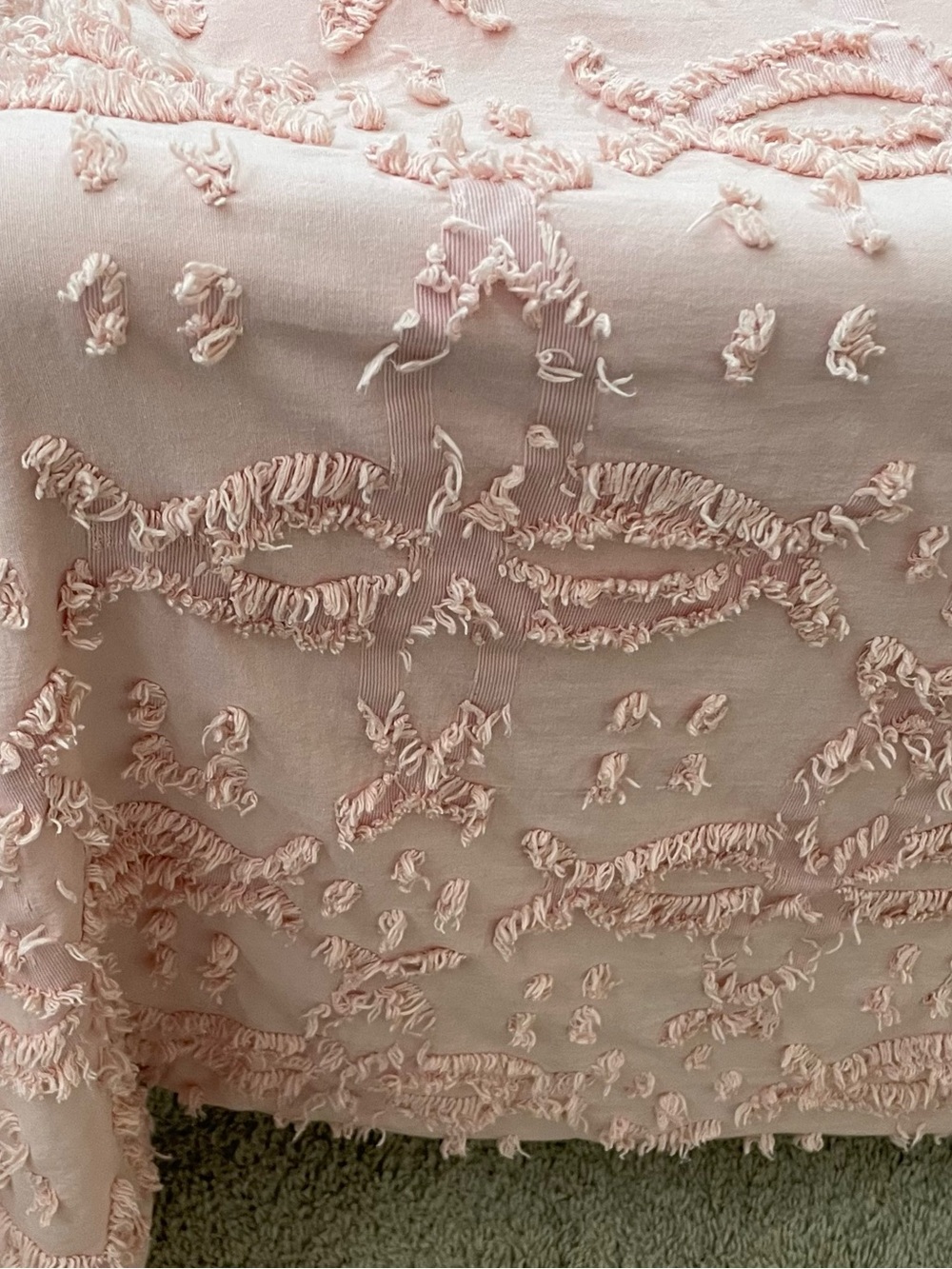 Target Threshold Pink Tufted Chenille Full/Queen Duvet Cover & Shams - Picture 4 of 10